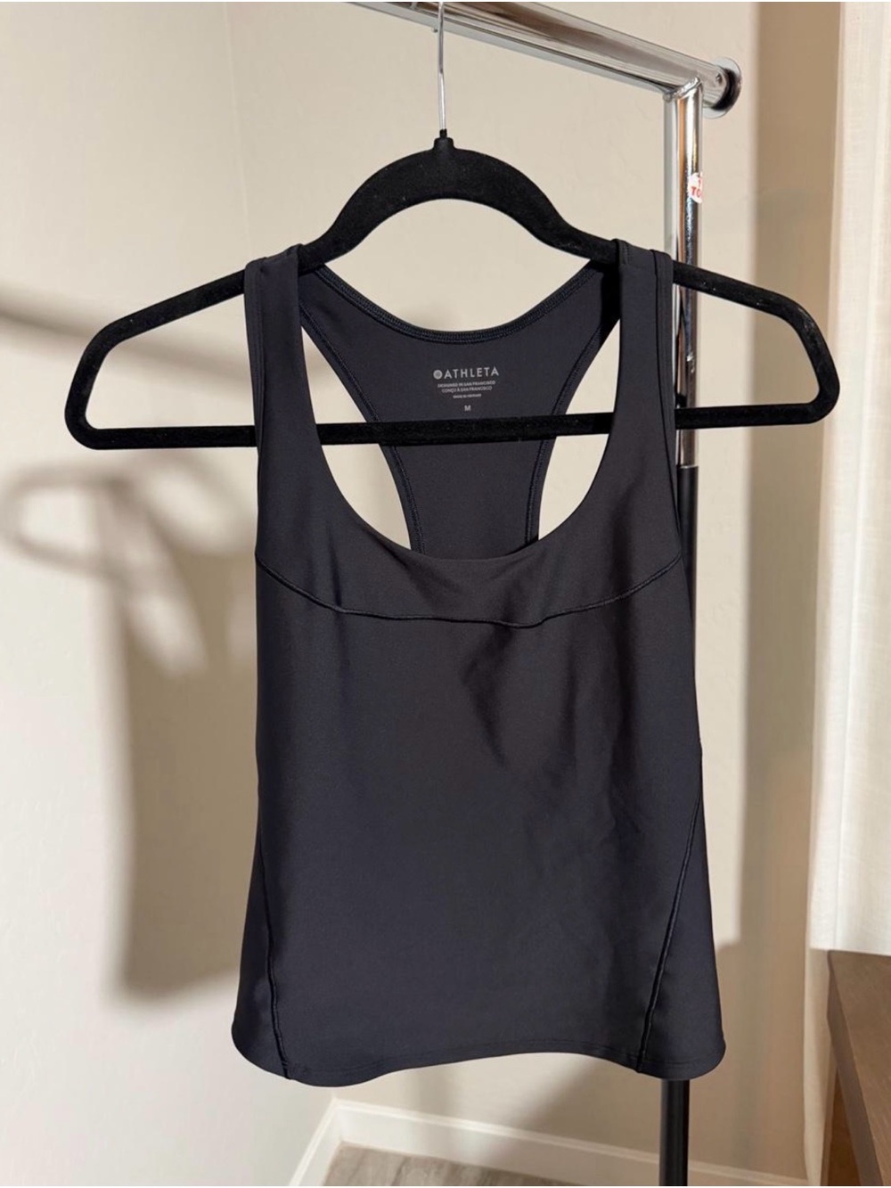Women’s Athleta Black Racerback Performance Tank